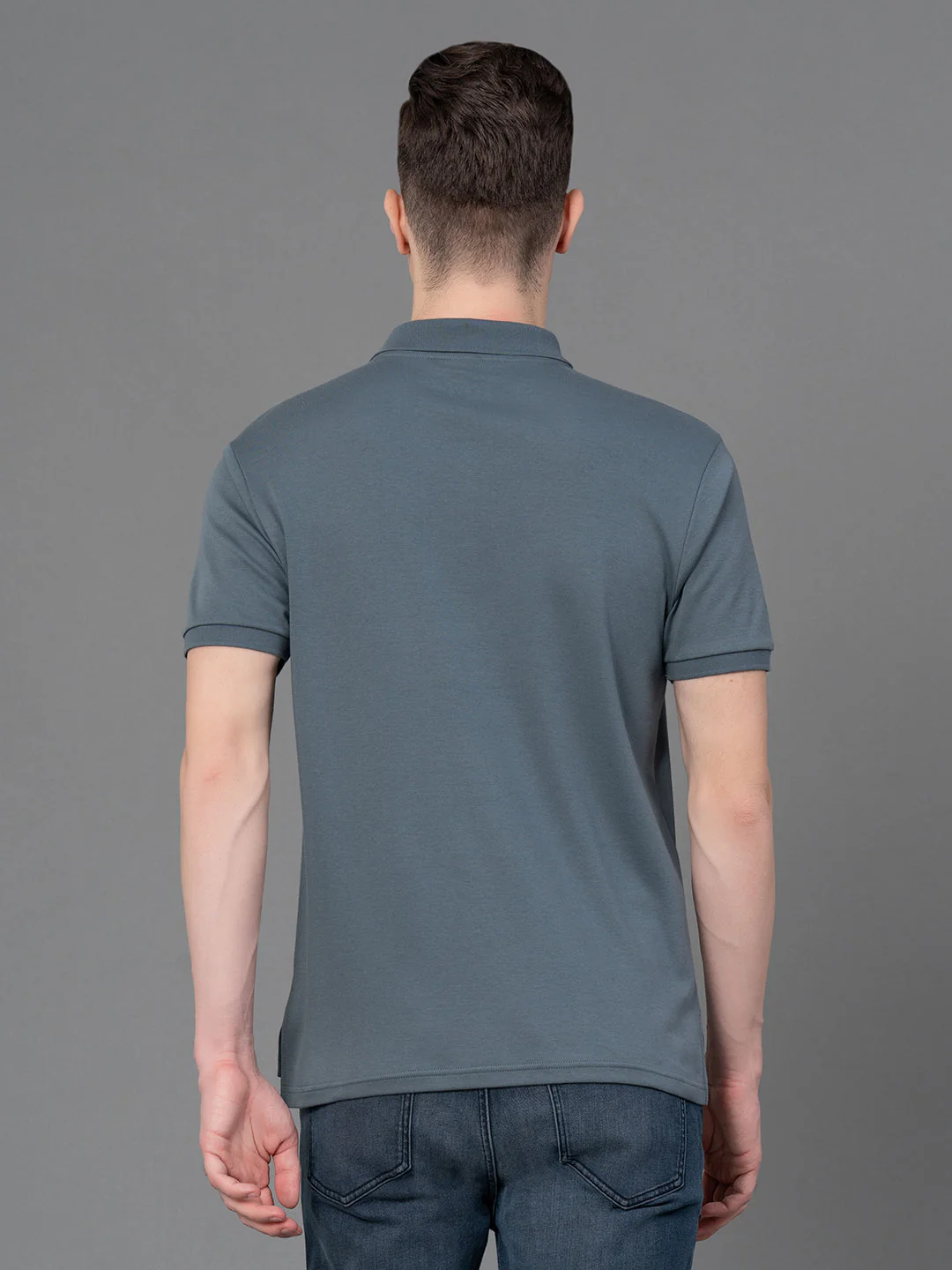 Satin Polo T-Shirt for Men - Image 3