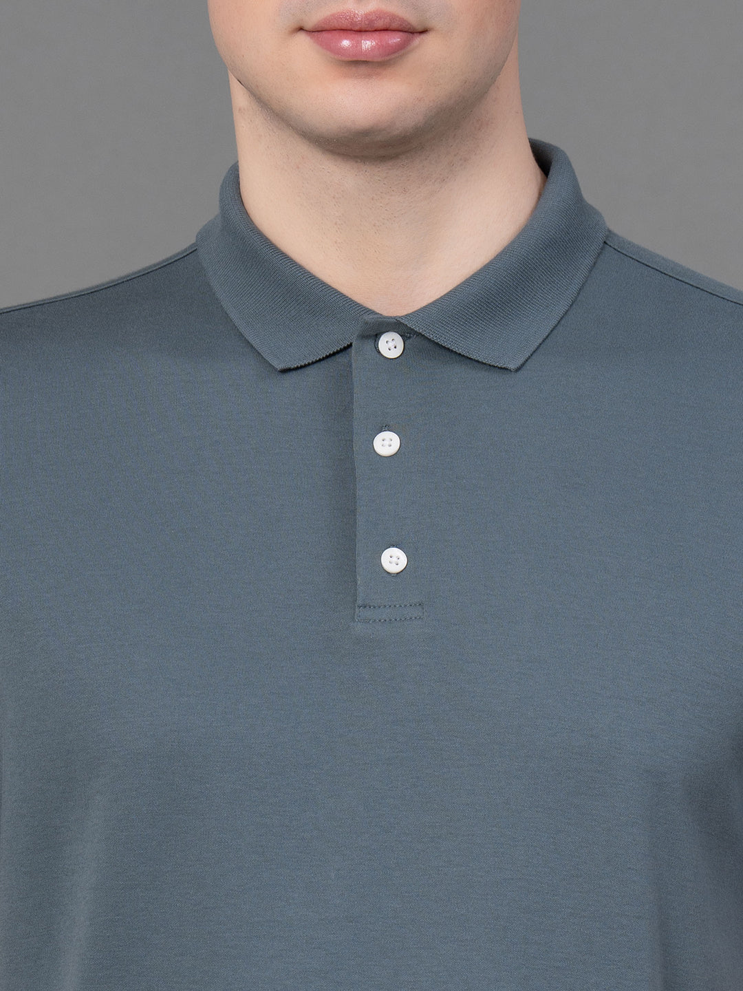 Satin Polo T-Shirt for Men - Image 4