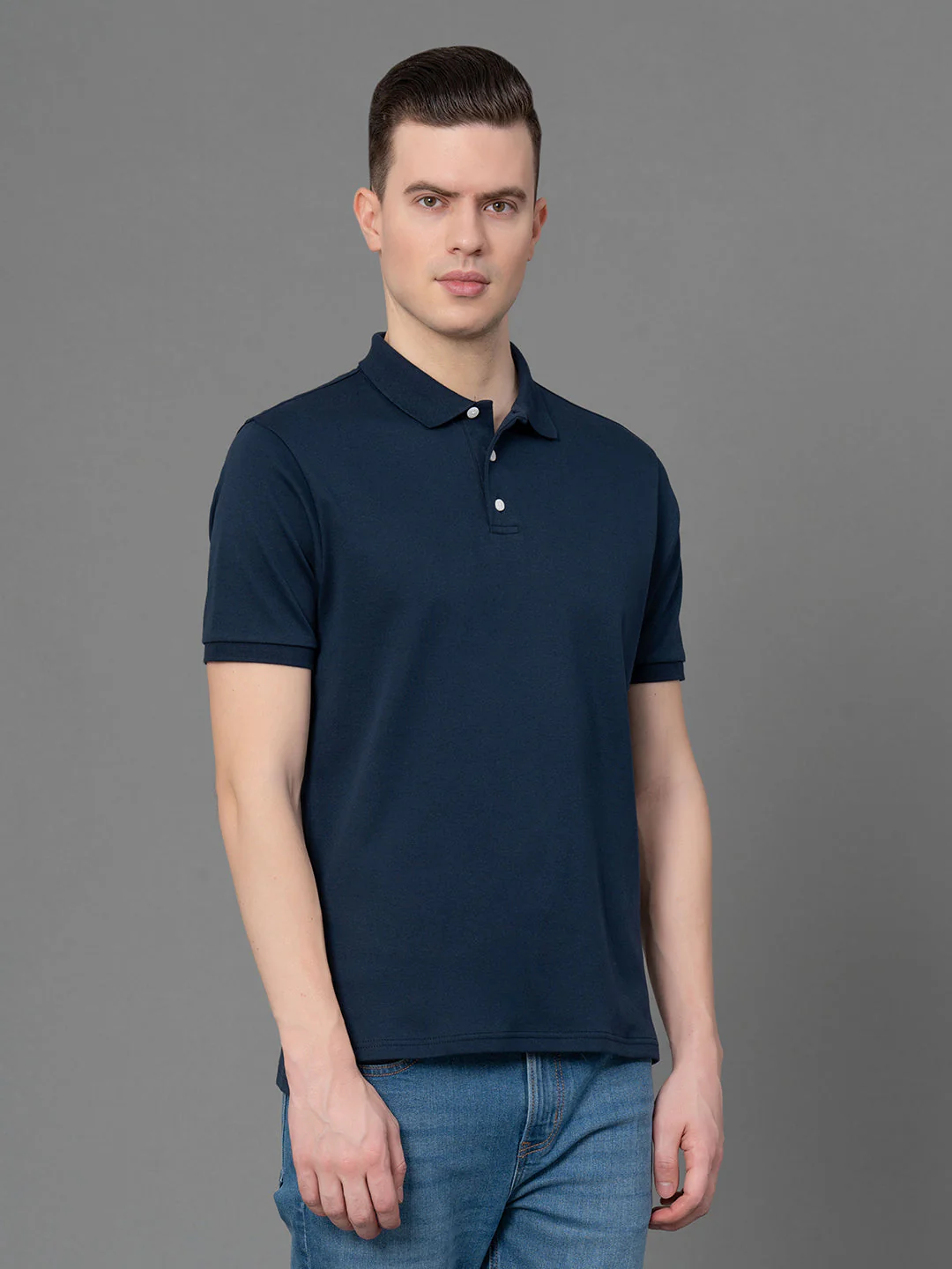 Satin Polo T-Shirt for Men - Image 2