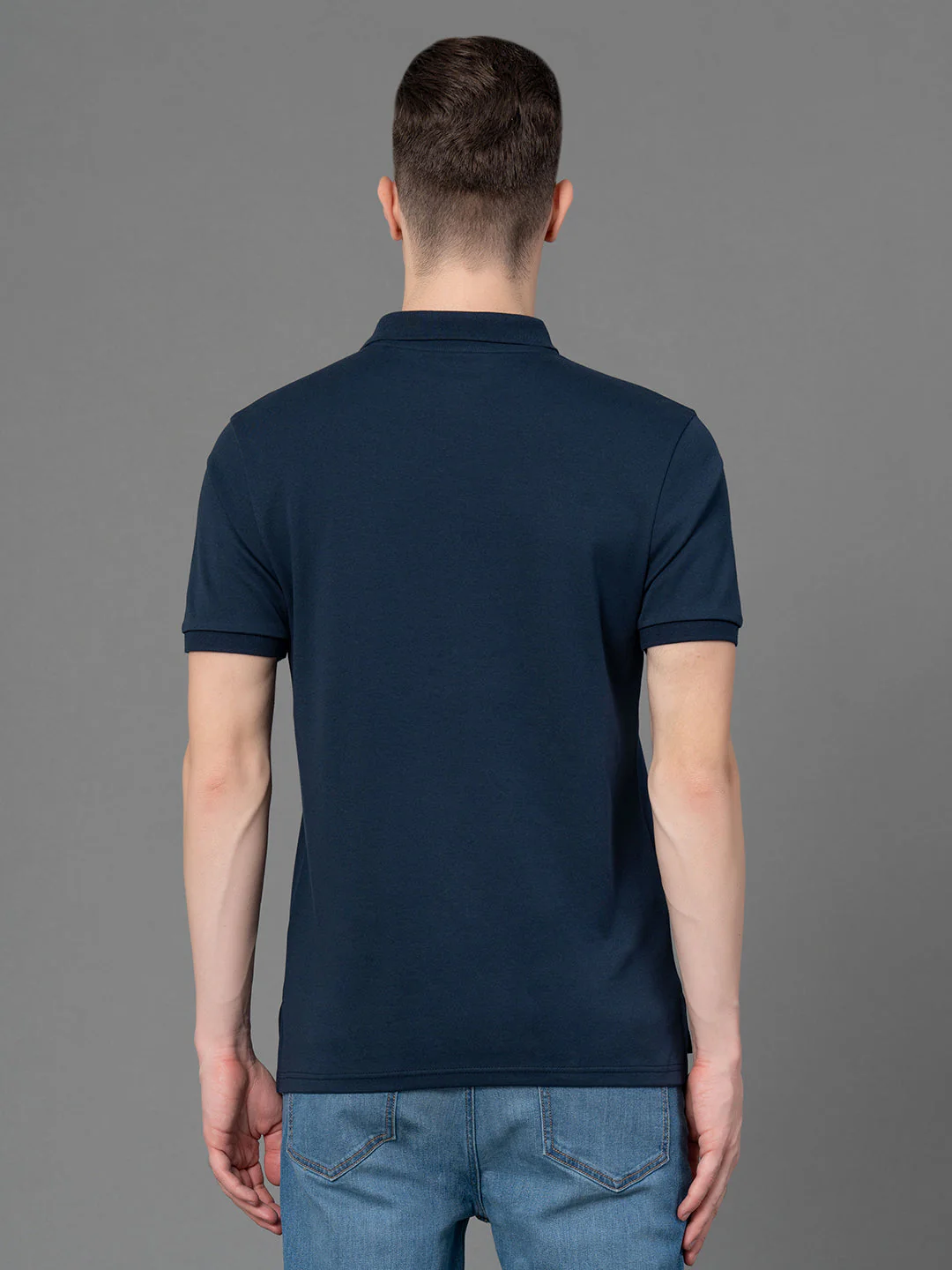 Satin Polo T-Shirt for Men - Image 3