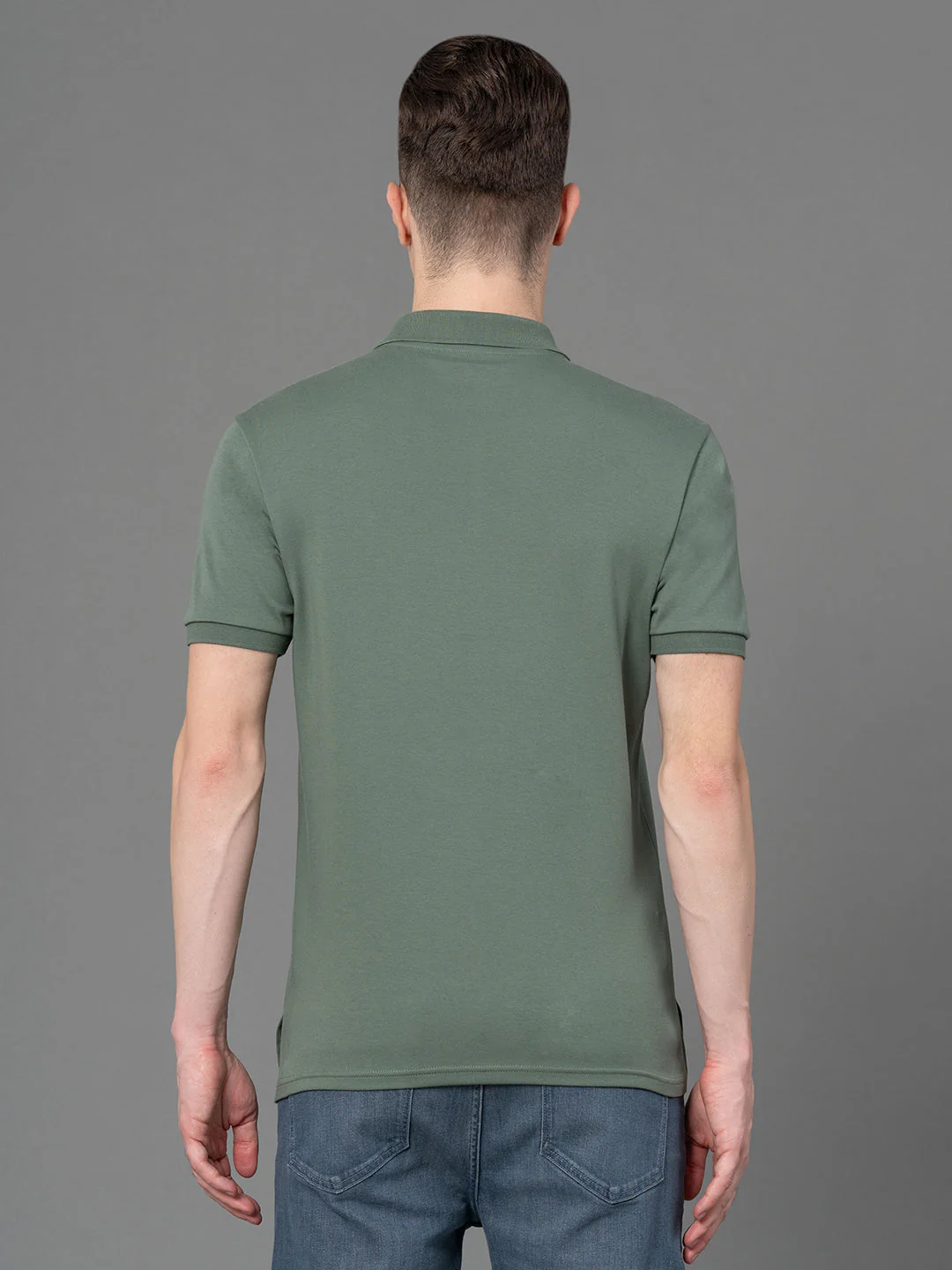 Satin Polo T-Shirt for Men - Image 3