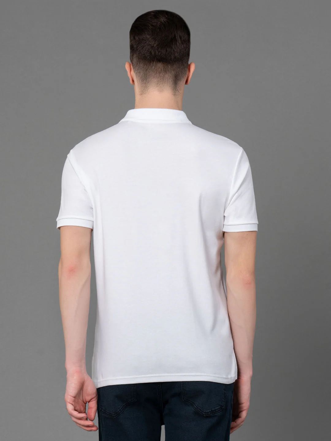 Satin Polo T-Shirt for Men - Image 3