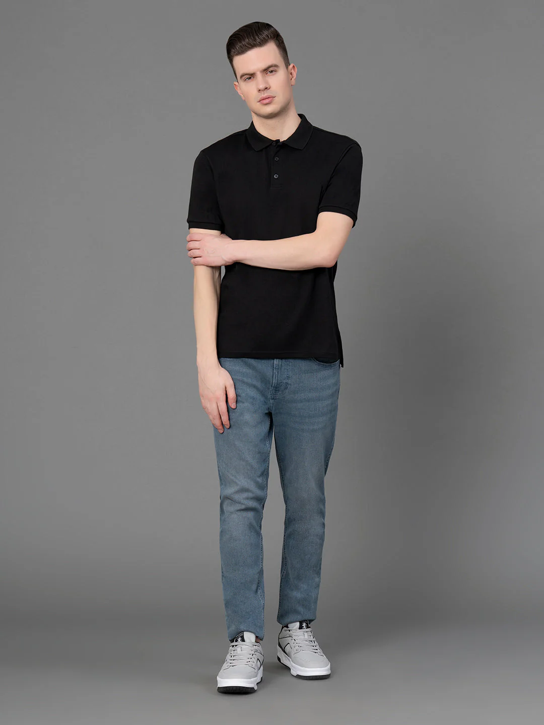Satin Polo T-Shirt for Men - Image 5