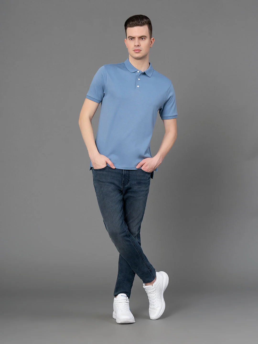 Satin Polo T-Shirt for Men - Image 5