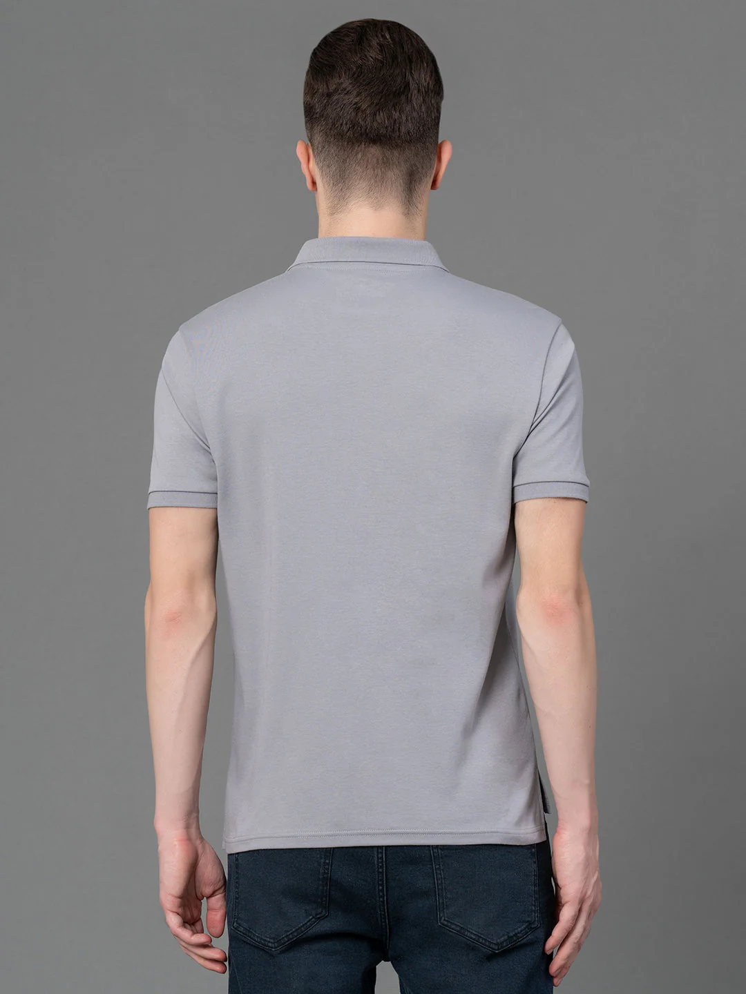 Satin Polo T-Shirt for Men - Image 3