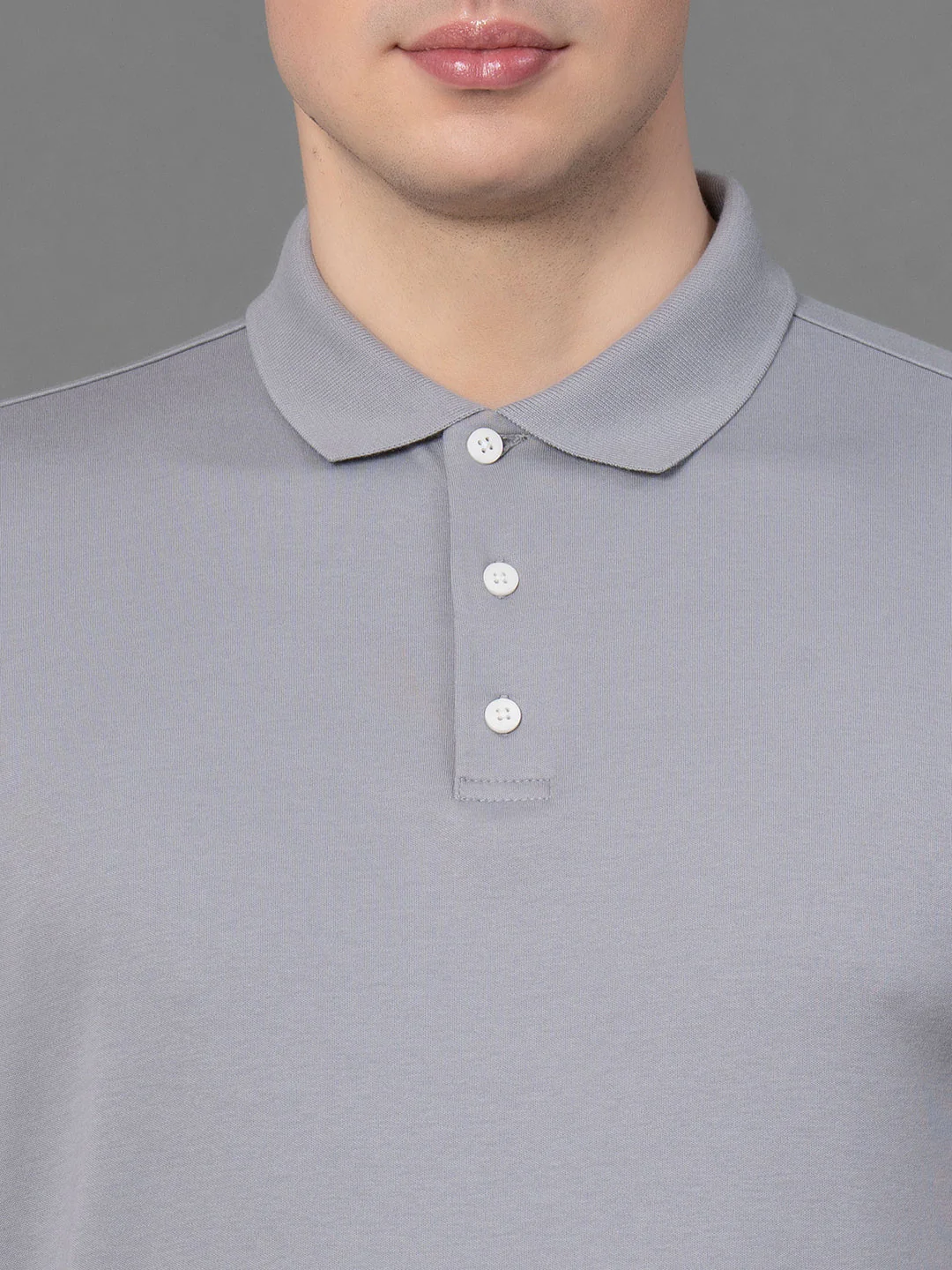 Satin Polo T-Shirt for Men - Image 4