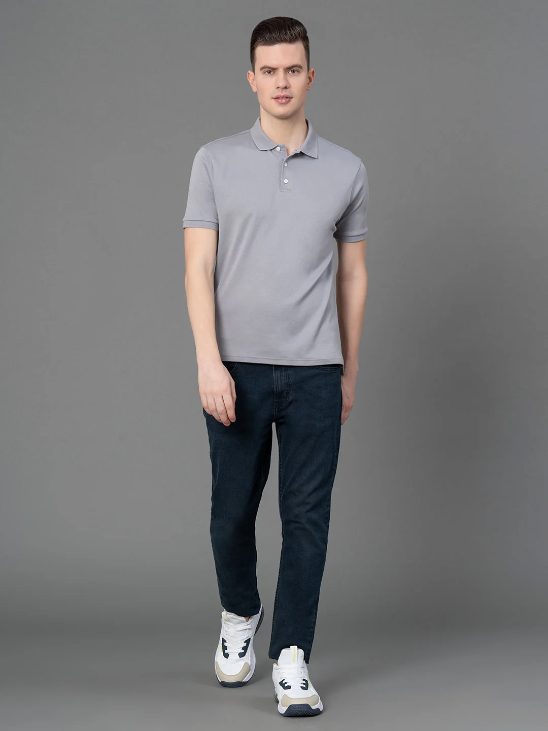 Satin Polo T-Shirt for Men - Image 5