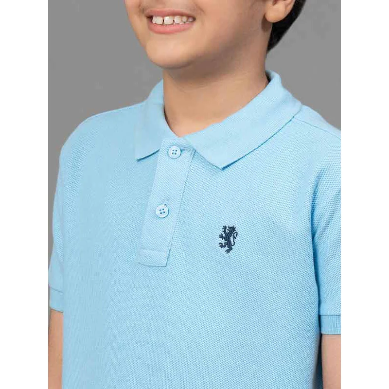 Sky Blue T-Shirt for Boys - Image 4