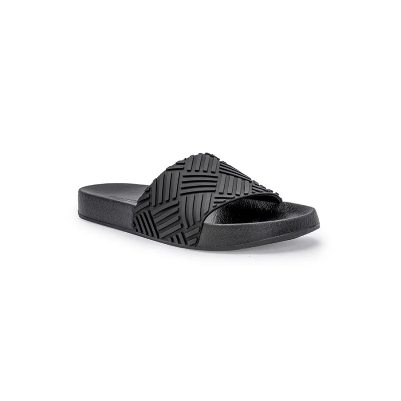 Slip-On Casual Sliders for Men's - Comfortable Black Men's's Sliders, Perfect for Casual Looks - Image 2