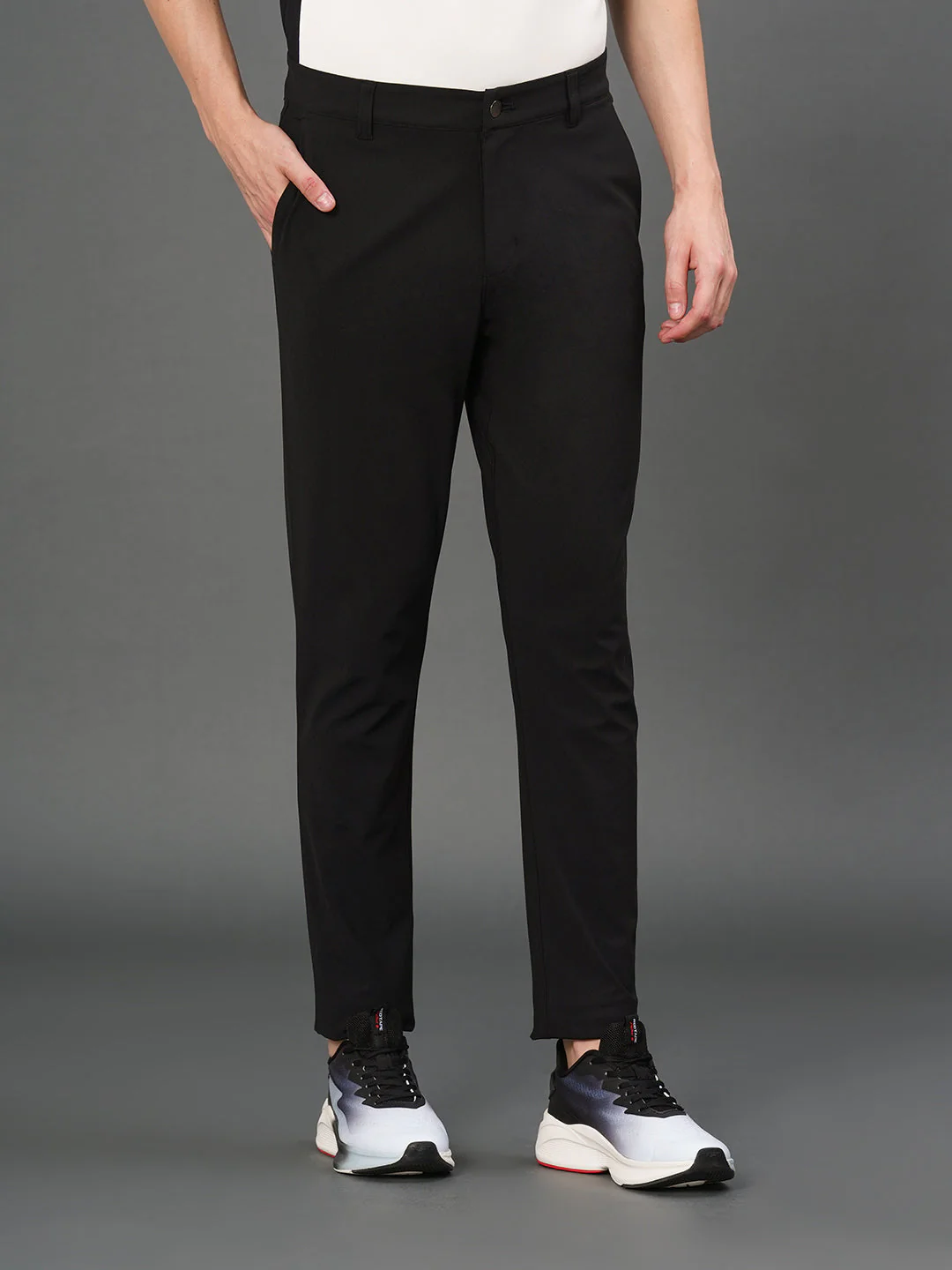 Solid Active Pant For Men - Image 2