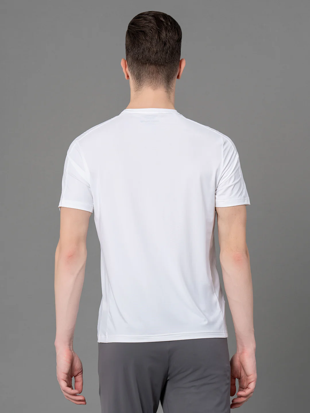 Solid Activewear T-Shirt for Men - Image 3