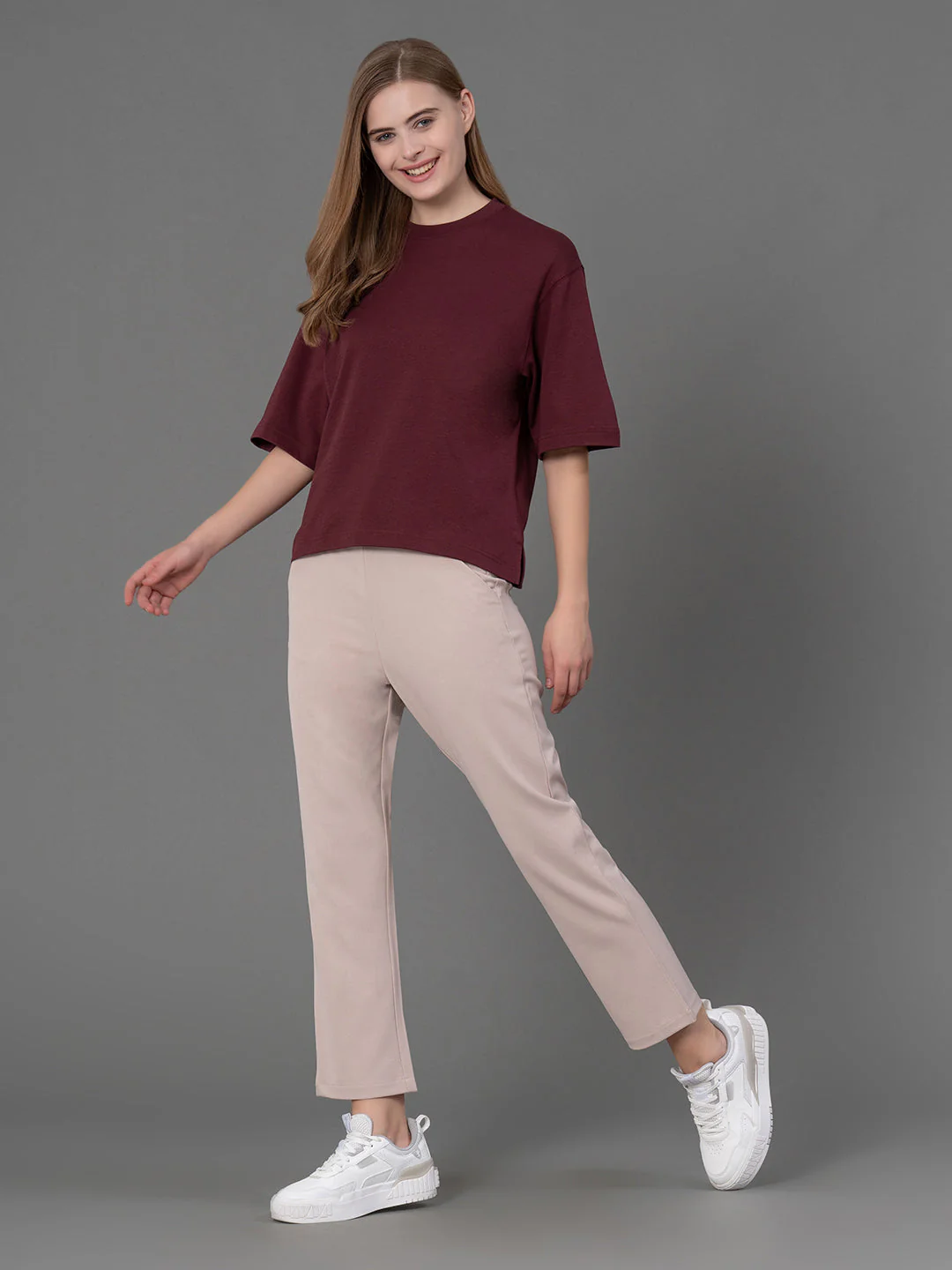 Solid Black Trousers for Women - Image 4