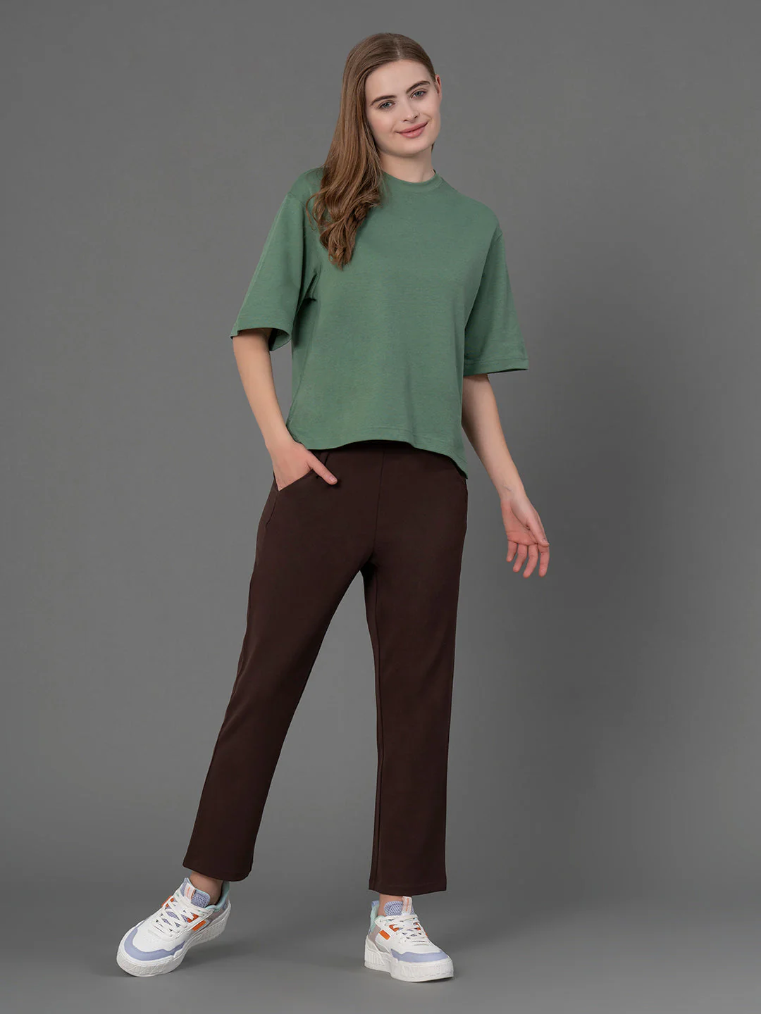 Solid Black Trousers for Women - Image 5