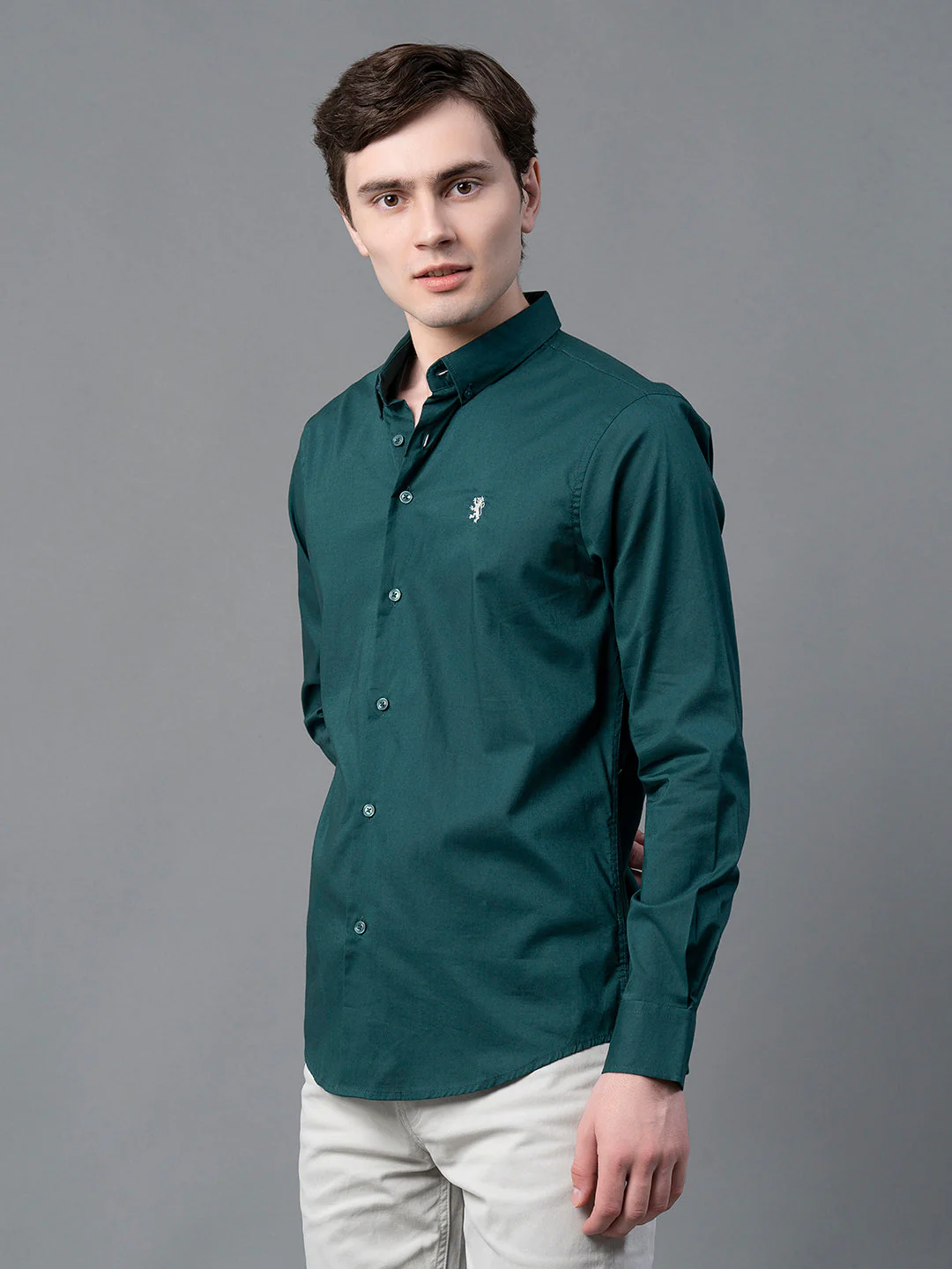 Solid Casual Shirt for Men - Image 2