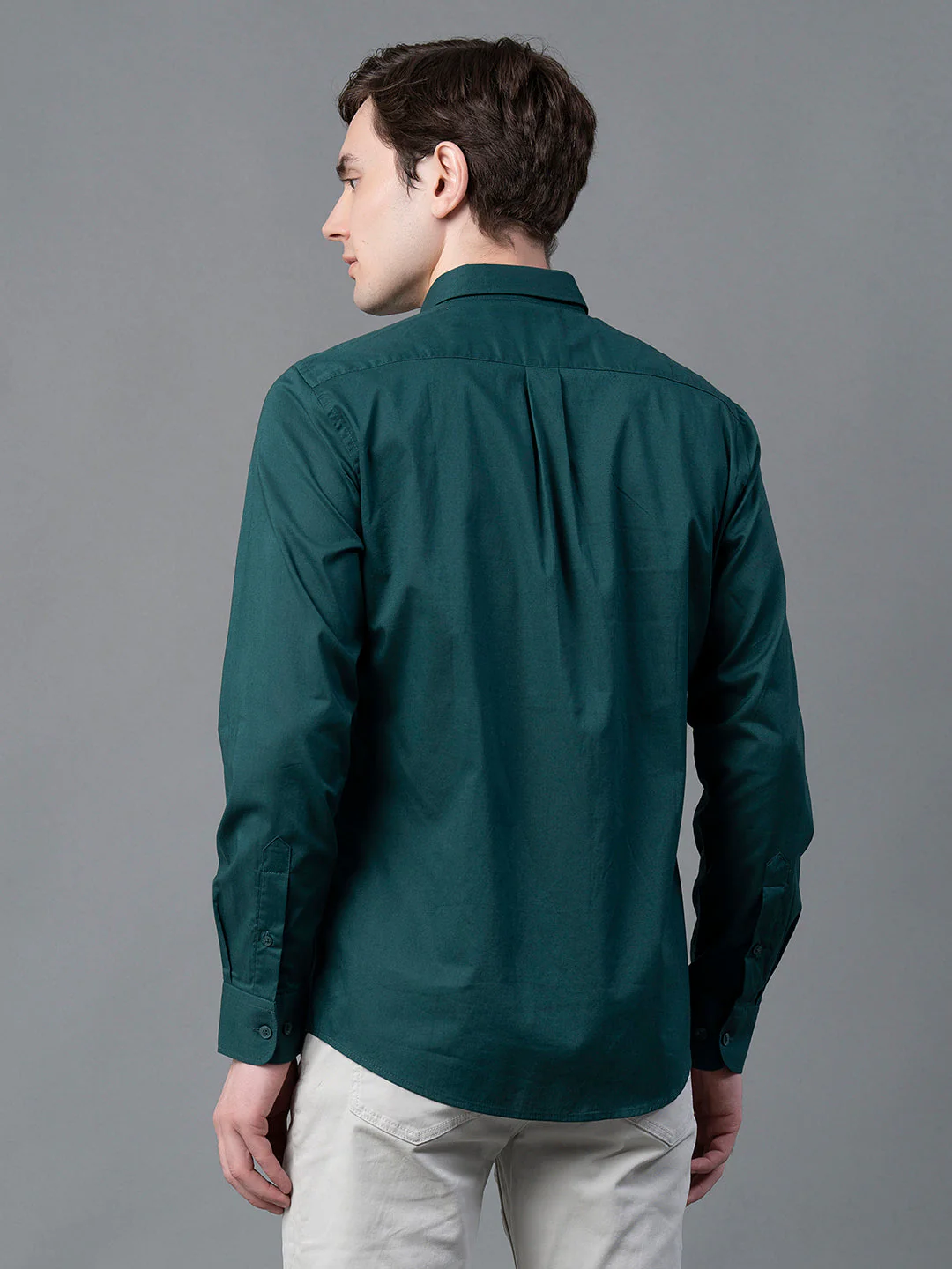 Solid Casual Shirt for Men - Image 3