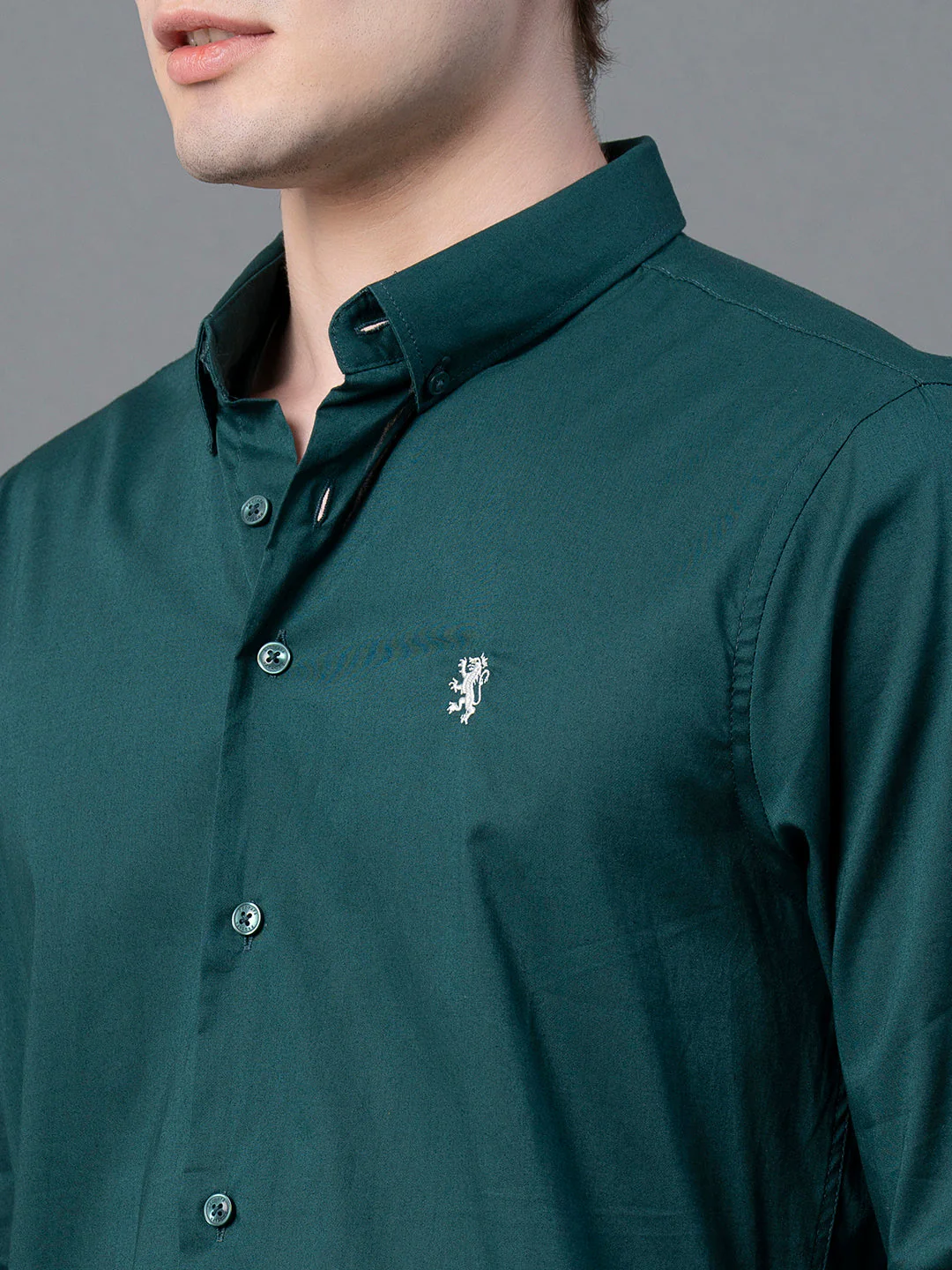 Solid Casual Shirt for Men - Image 4