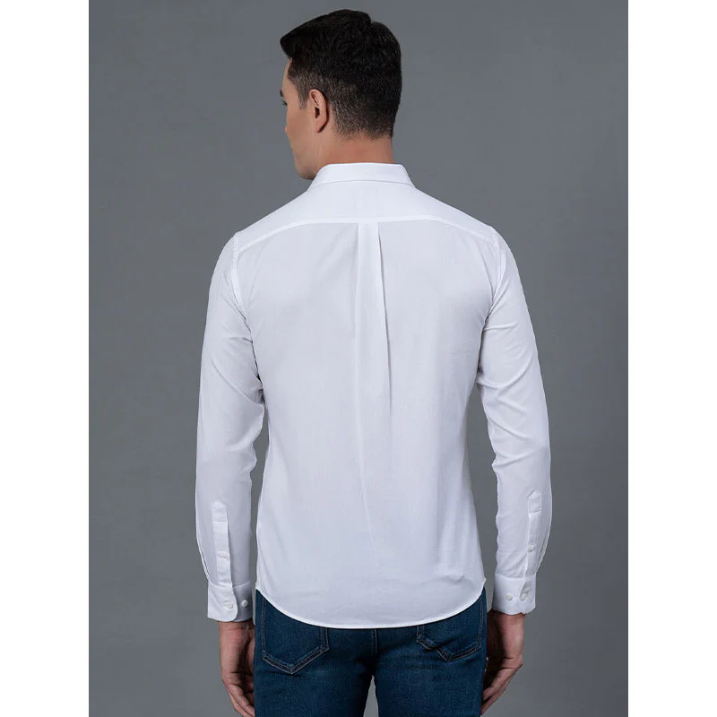 Solid Dobby Shirt for Men - Image 3
