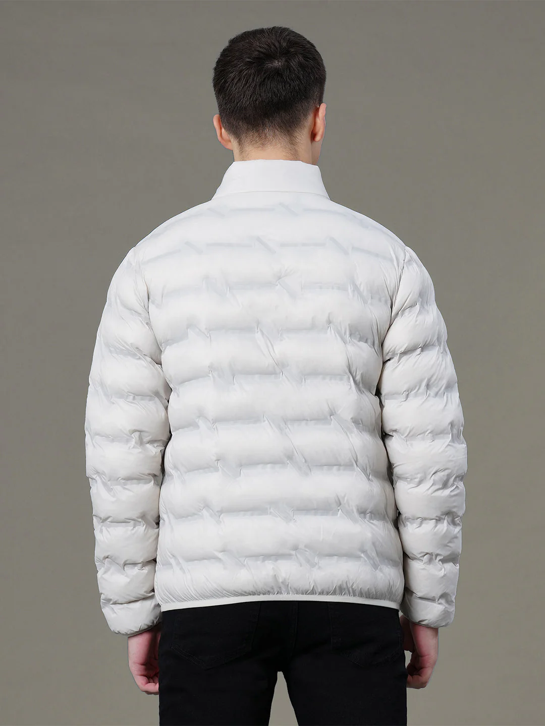 Solid Heatseal Jacket for Men - Image 3