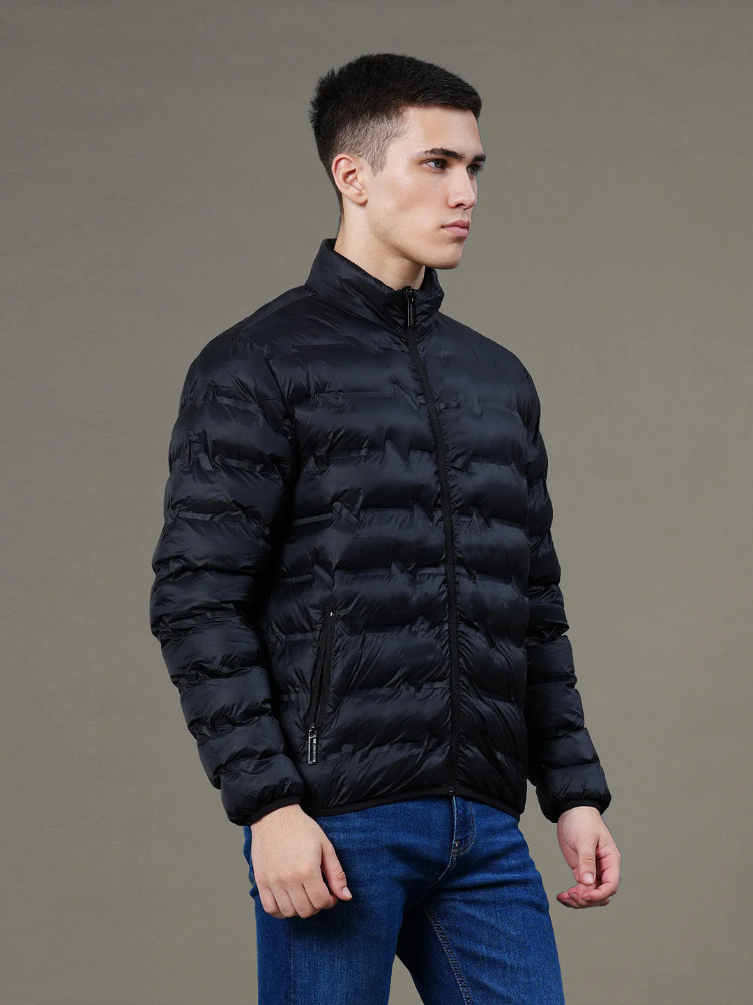 Solid Heatseal Jacket for Men - Image 2