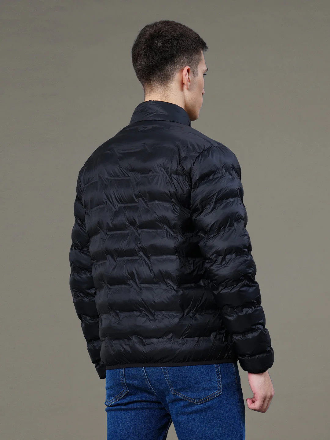 Solid Heatseal Jacket for Men - Image 3