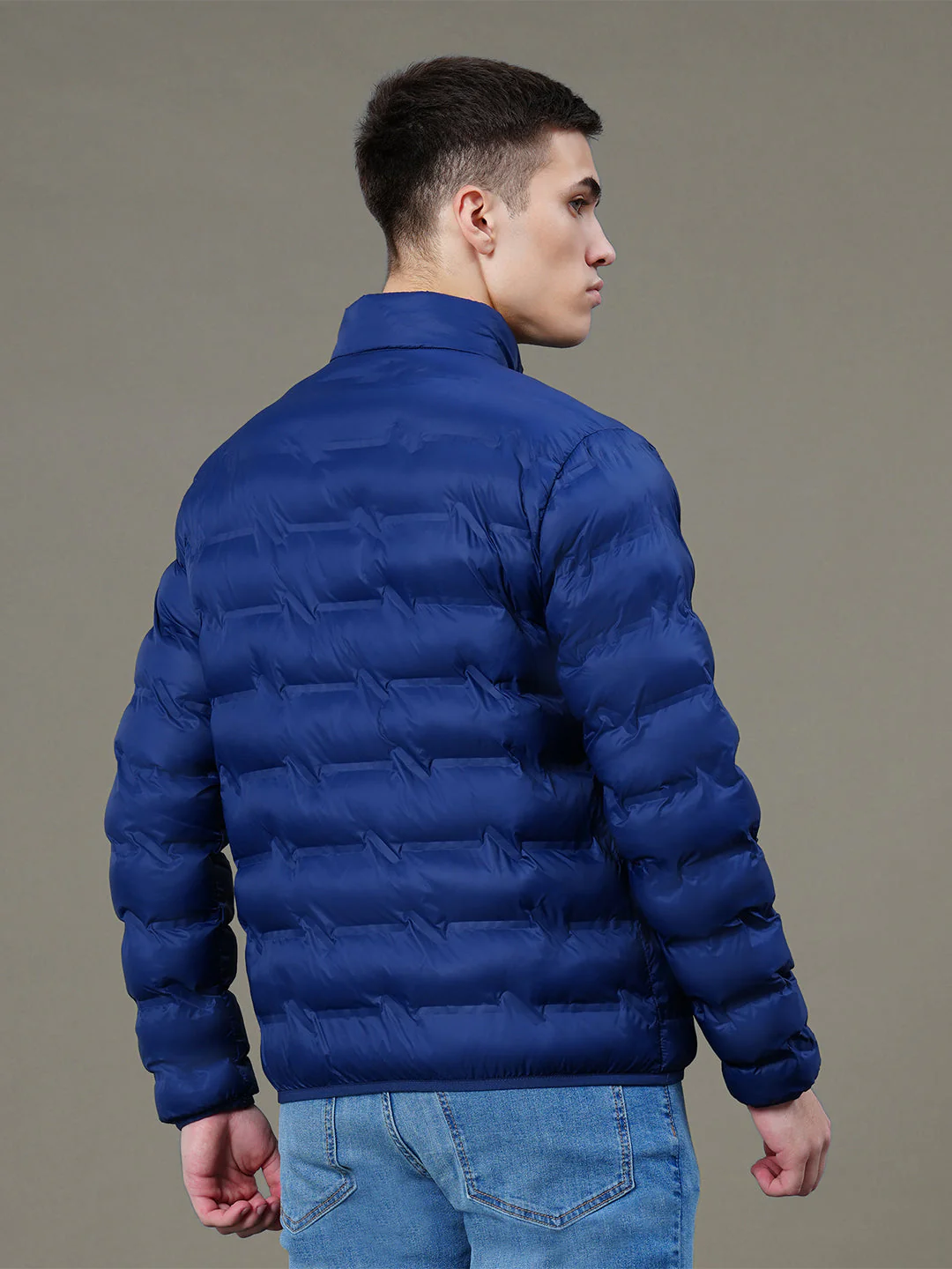 Solid Heatseal Jacket for Men - Image 3