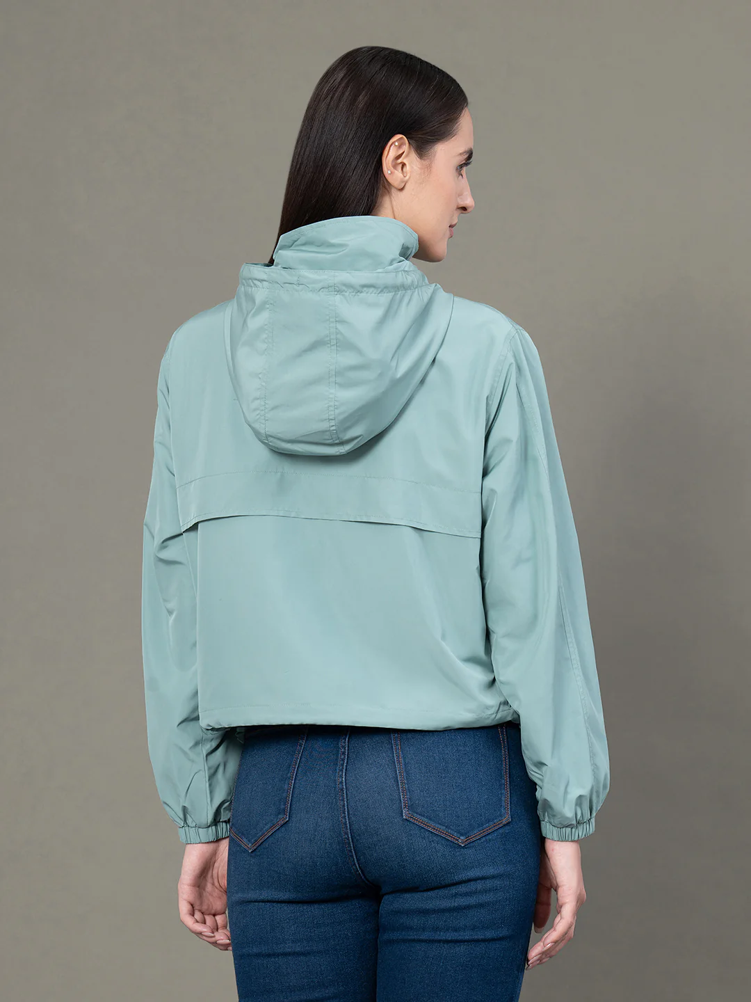 Solid Windcheater for Women - Image 3