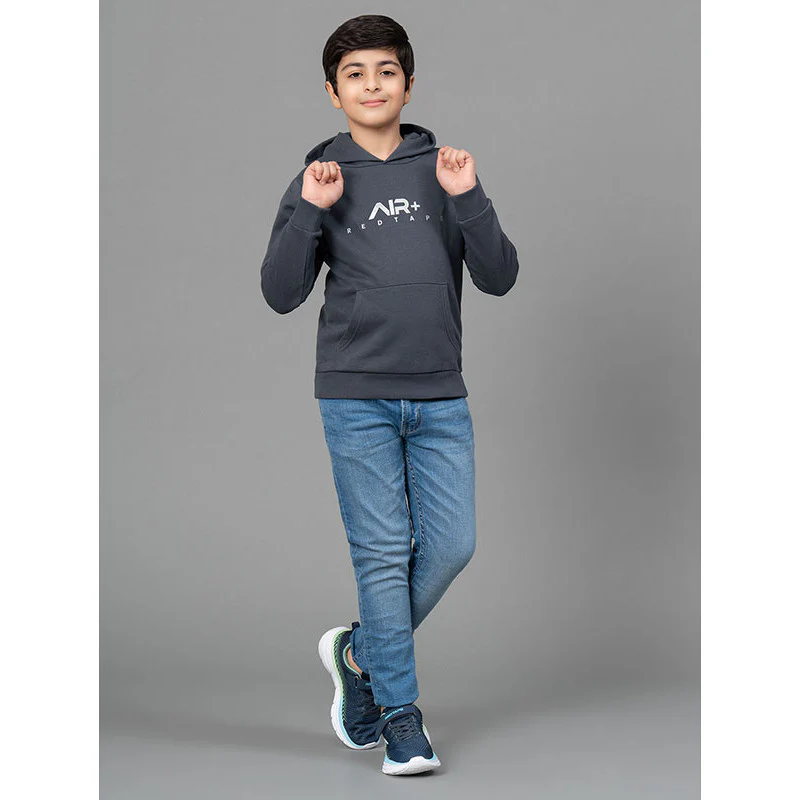 Space Grey Hoodie for Boy - Image 5