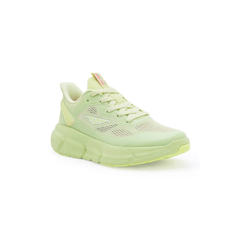 Sports Shoes for Women's- Neon Green Lace-Up, Shape Adjustable Sports Athleisure Shoes, Perfect for Walking & Running - Image 2