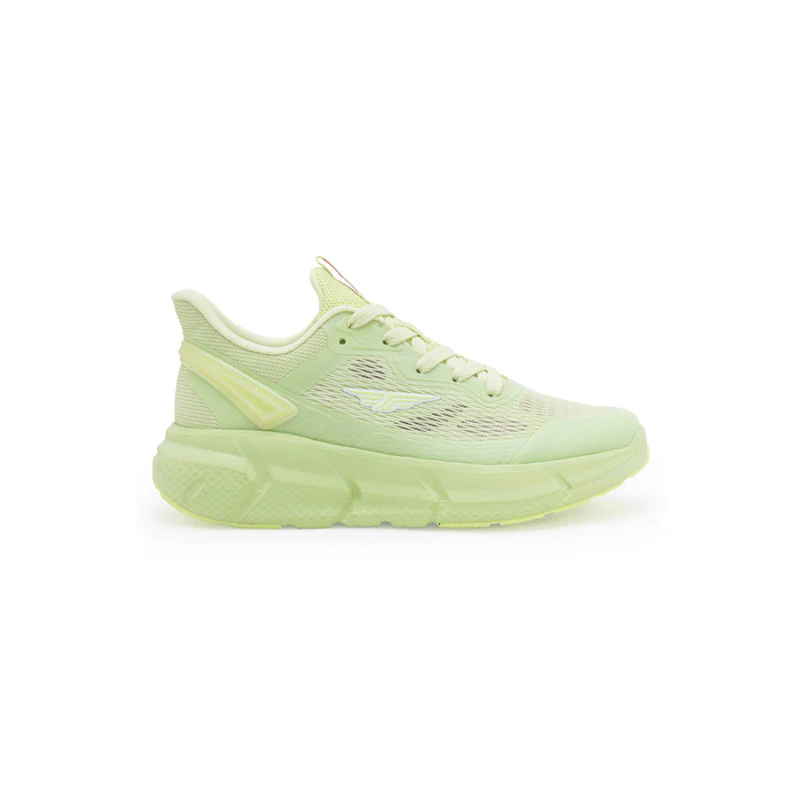 Sports Shoes for Women's- Neon Green Lace-Up, Shape Adjustable Sports Athleisure Shoes, Perfect for Walking & Running - Image 3