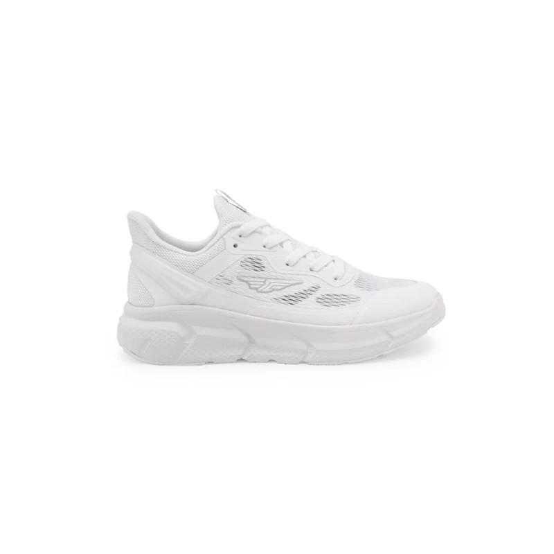Sports Shoes for Women's- White Lace-Up Shape Adjustable Sports Athleisure Shoes, Perfect Walking & Running Shoes - Image 3