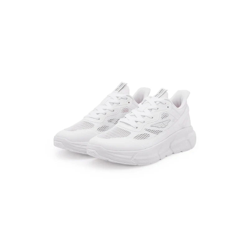 Sports Shoes for Women's- White Lace-Up Shape Adjustable Sports Athleisure Shoes, Perfect Walking & Running Shoes - Image 5