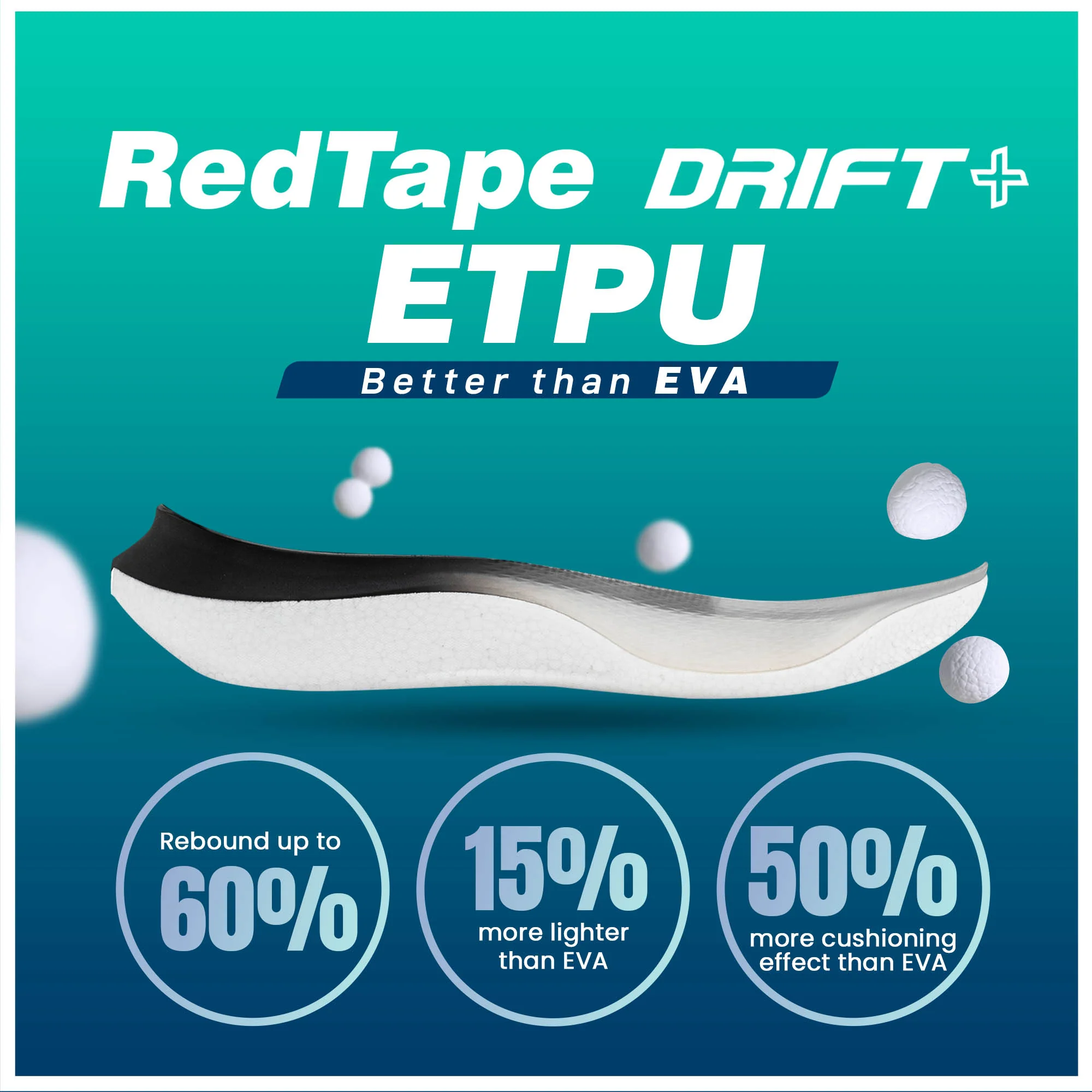 ETPU Sports Walking Shoes for Men | Soft Cushioned Insole, Slip-Resistance, Dynamic Feet Support, Arch Support & Shock Absorption - Image 2