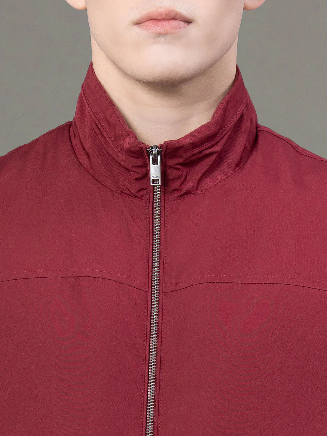 Stand Collar Bomber Jacket for Men - Image 4