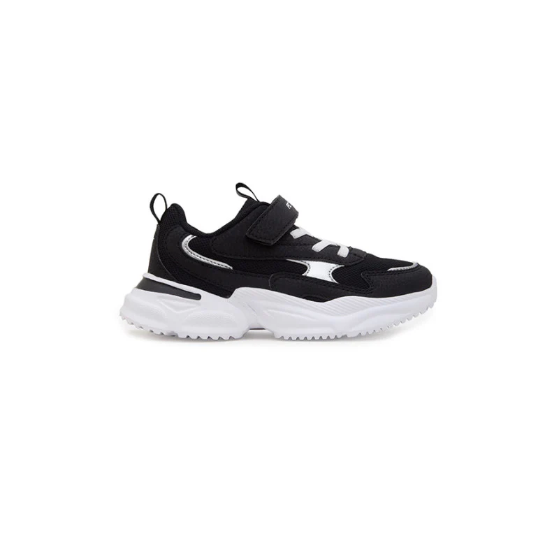 Unisex Kids Black Sports Shoes - Image 3