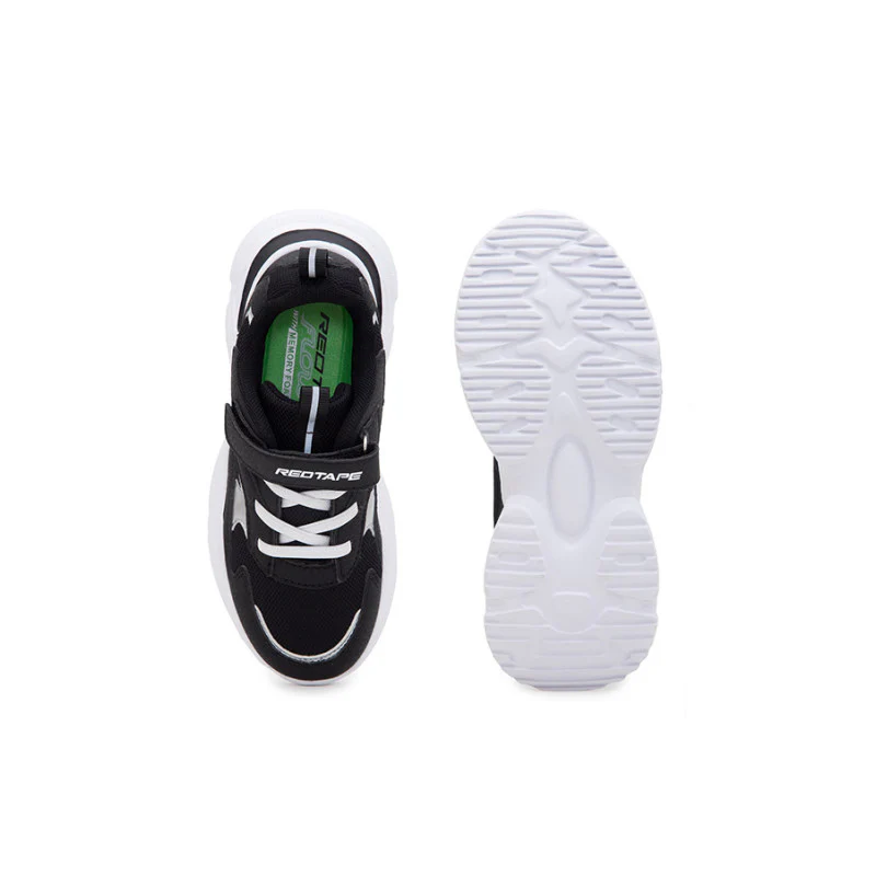 Unisex Kids Black Sports Shoes - Image 5