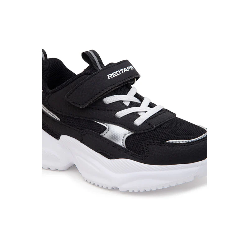 Unisex Kids Black Sports Shoes - Image 8