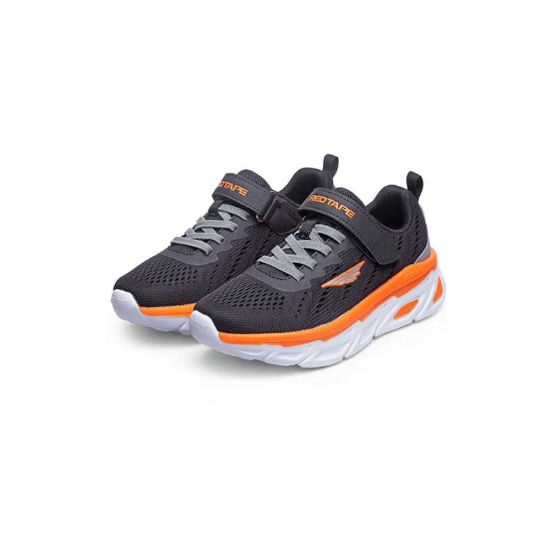 Unisex Kids Black Sports Shoes - Image 5