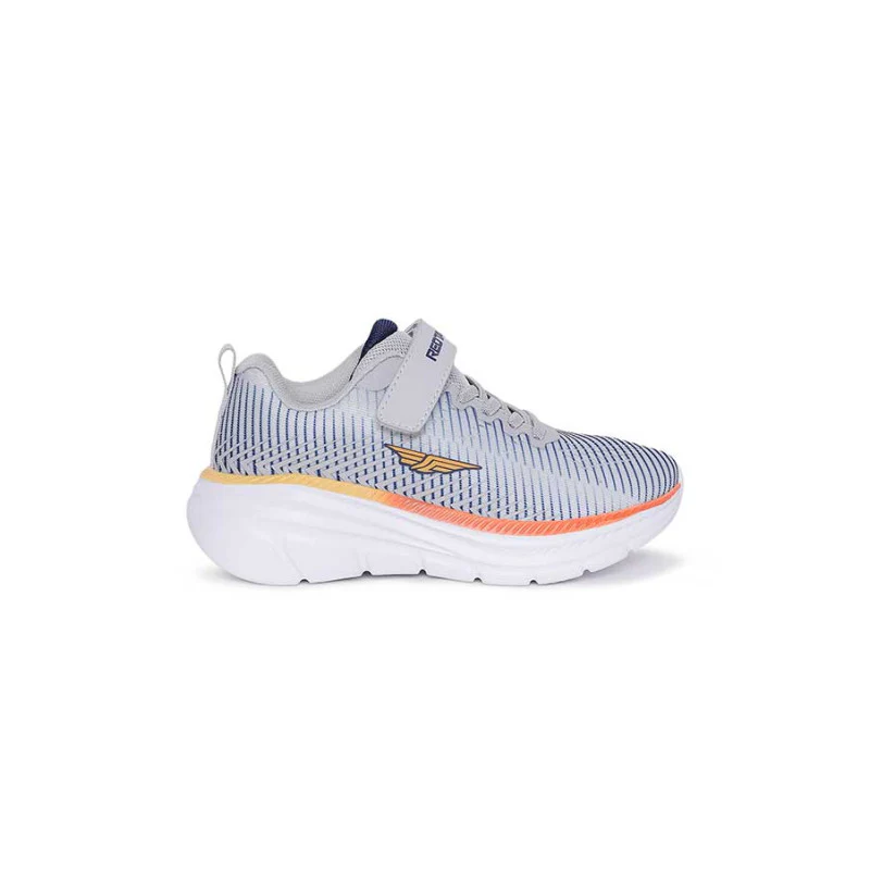 Unisex Kids Grey Sports Shoes - Image 3