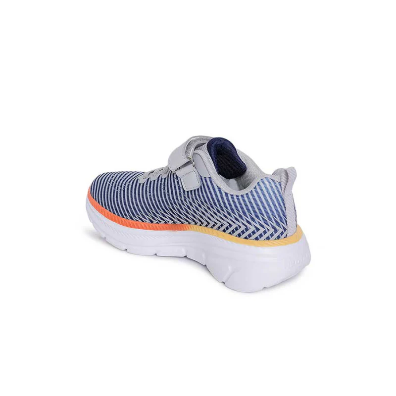 Unisex Kids Grey Sports Shoes - Image 7