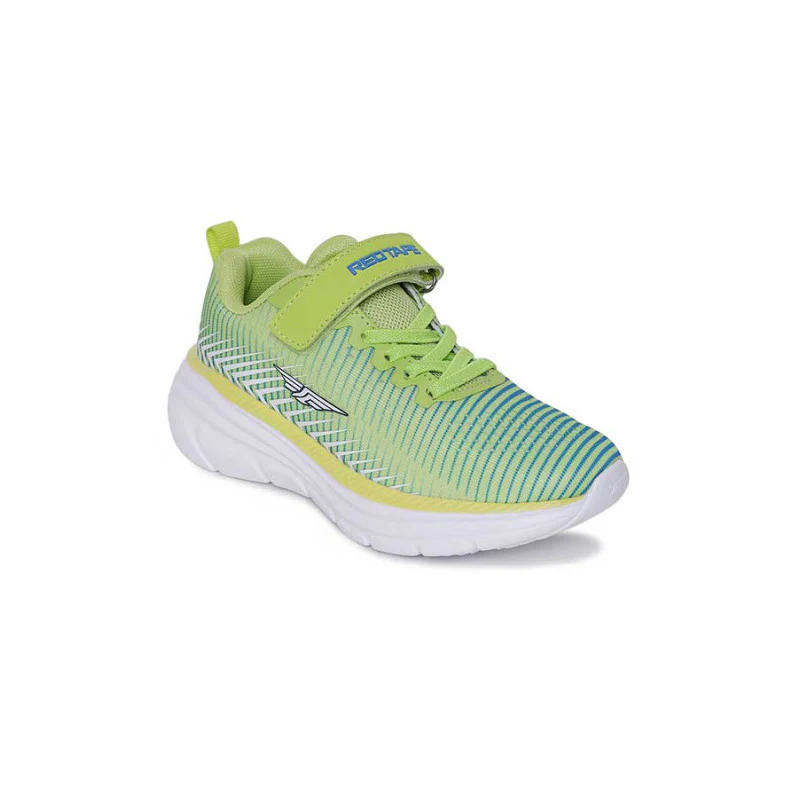 Unisex Kids Neon Green Sports Shoes - Image 2