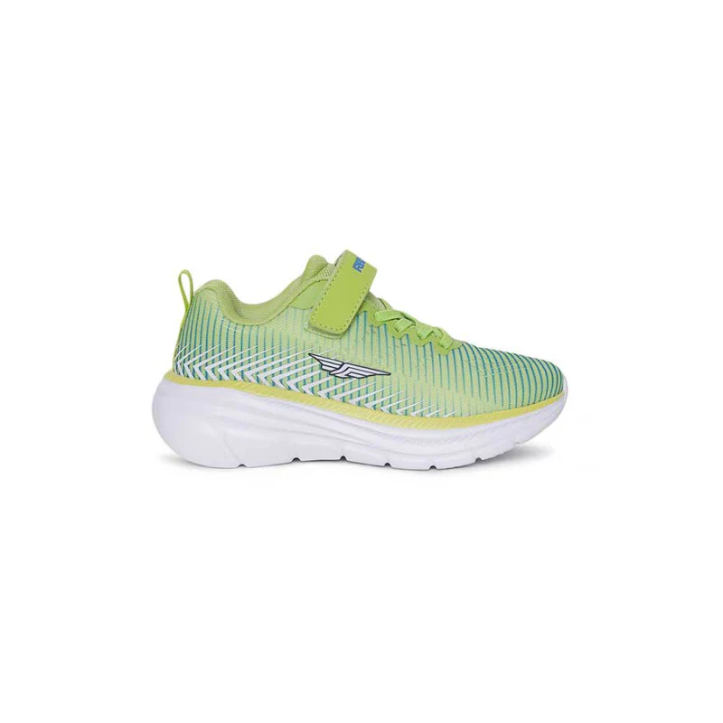 Unisex Kids Neon Green Sports Shoes - Image 3