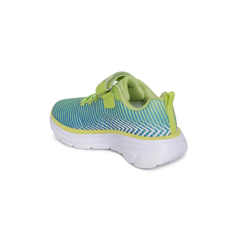 Unisex Kids Neon Green Sports Shoes - Image 7