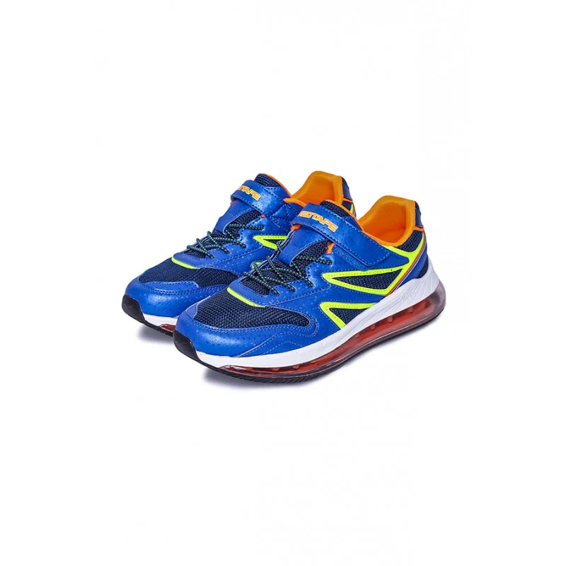 Unisex Kids Royal Blue Sports Shoes - Image 5