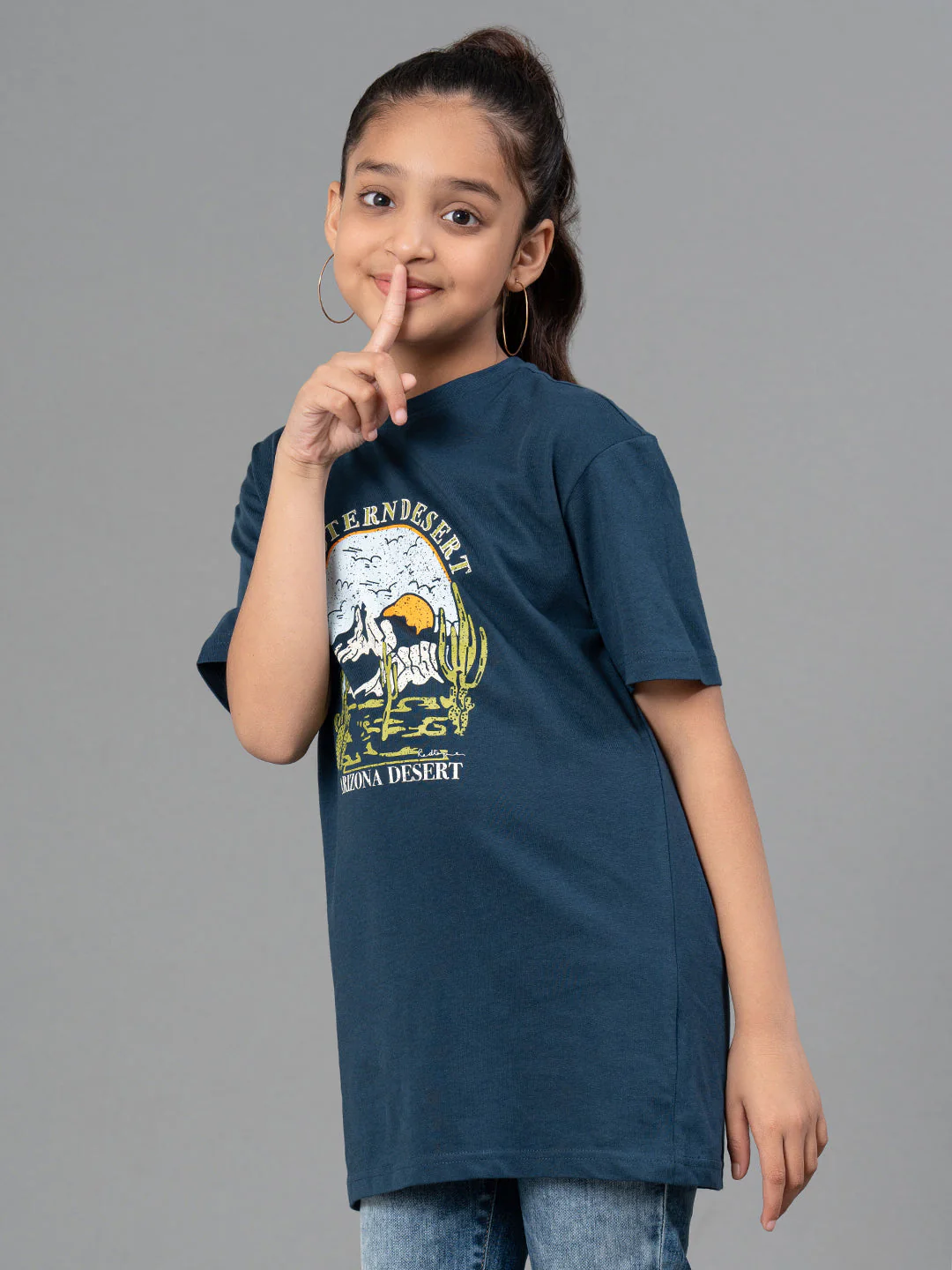 Unisex Kids T-Shirt- Best in Comfort and ease| Cotton| Deep Blue Color - Image 12