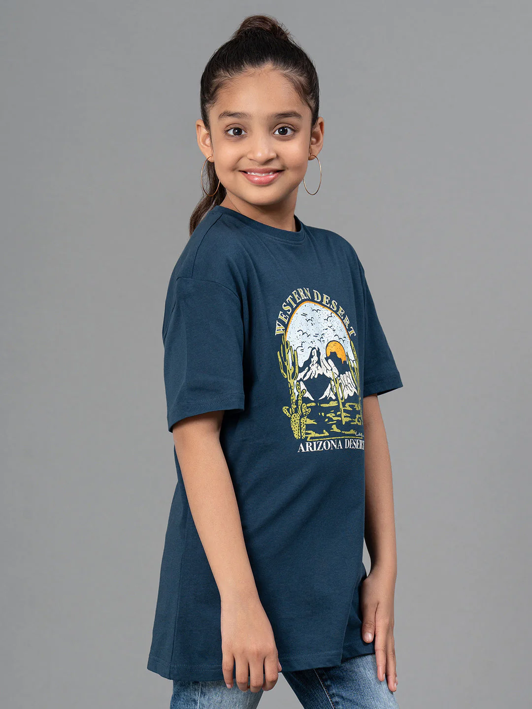 Unisex Kids T-Shirt- Best in Comfort and ease| Cotton| Deep Blue Color - Image 8