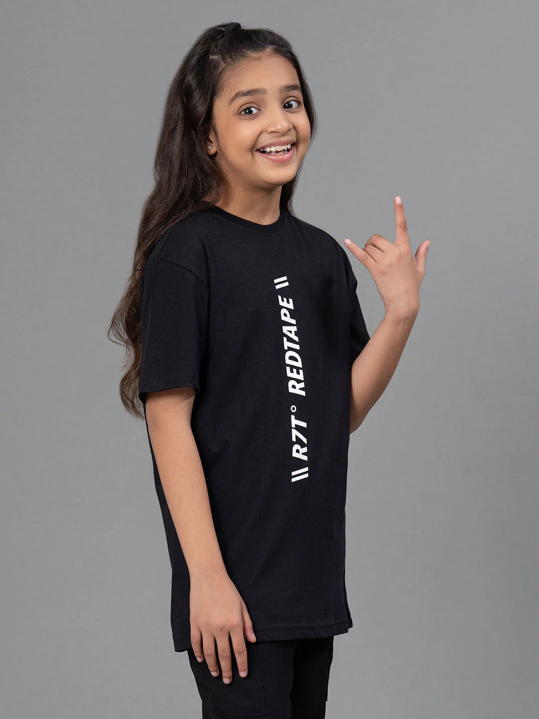 Kids Unisex T-Shirt- Best in Comfort| Cotton| Black Color - Image 12