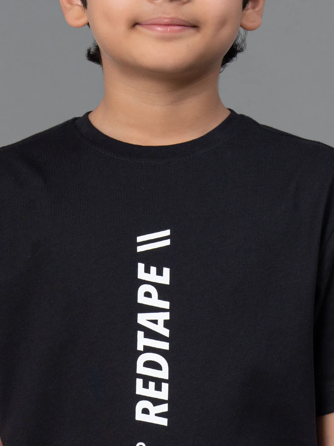 Kids Unisex T-Shirt- Best in Comfort| Cotton| Black Color - Image 4