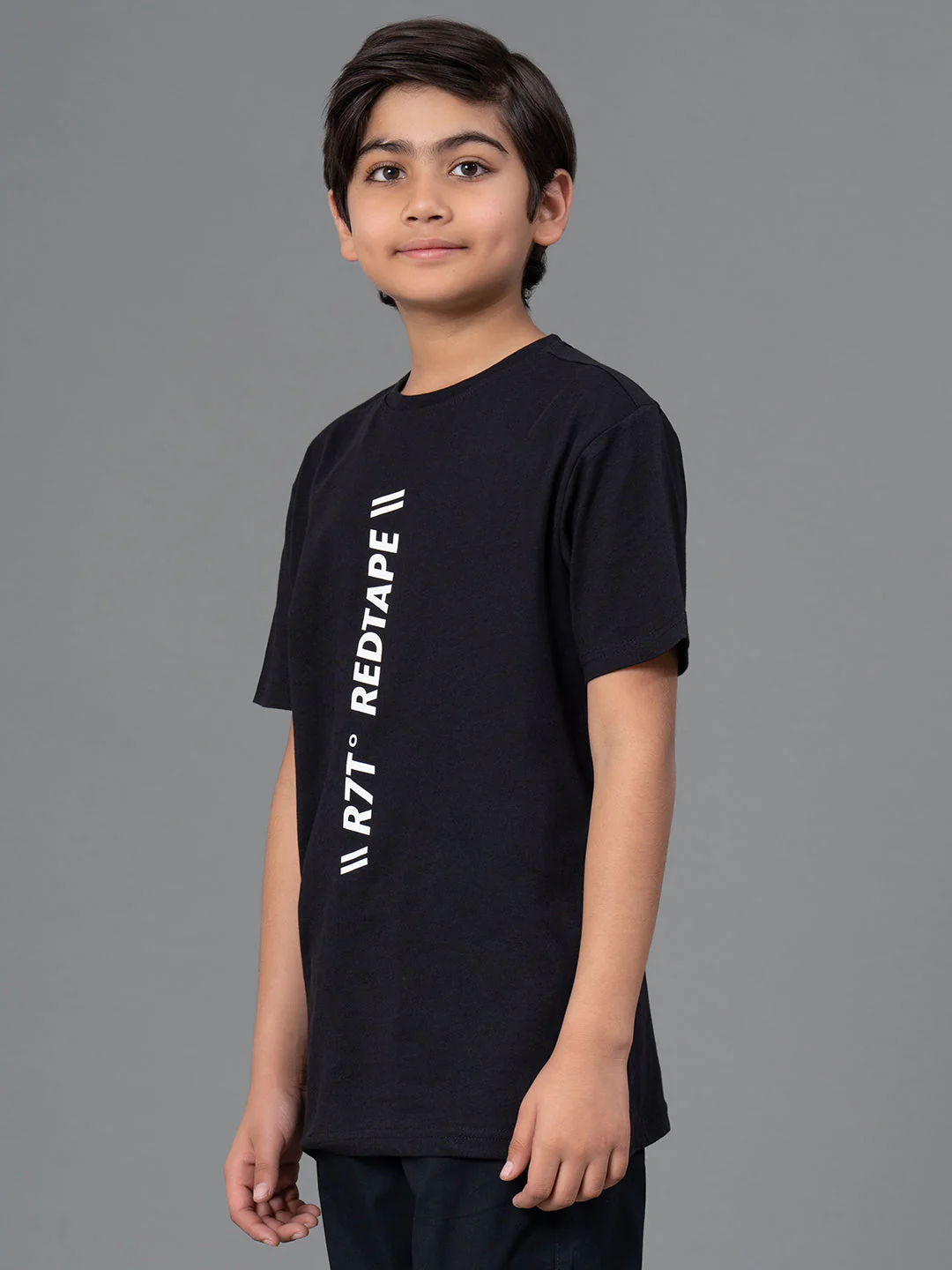 Kids Unisex T-Shirt- Best in Comfort| Cotton| Black Color - Image 6