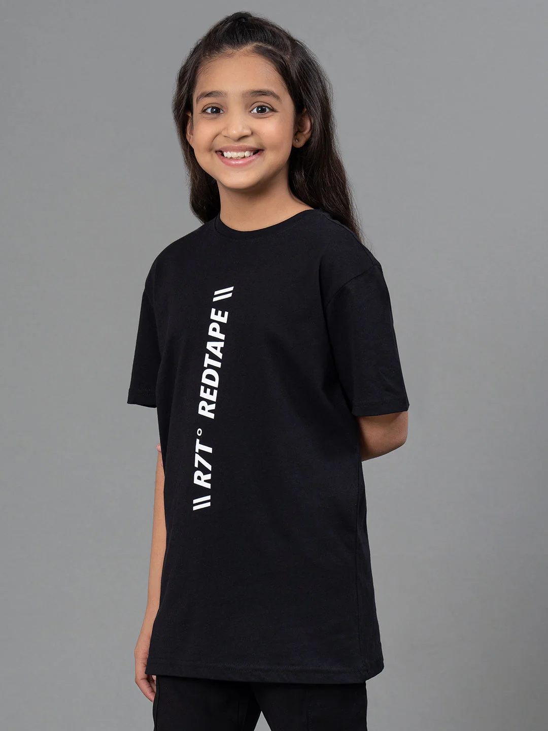 Kids Unisex T-Shirt- Best in Comfort| Cotton| Black Color - Image 8