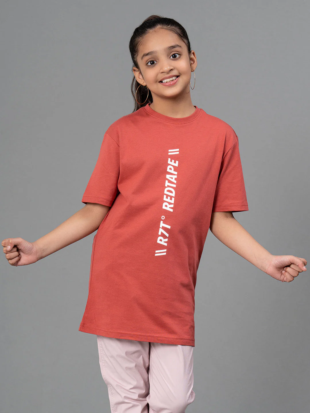 Unisex Kids T-Shirt- Best in Comfort| Cotton| Cool Pink Color - Image 6